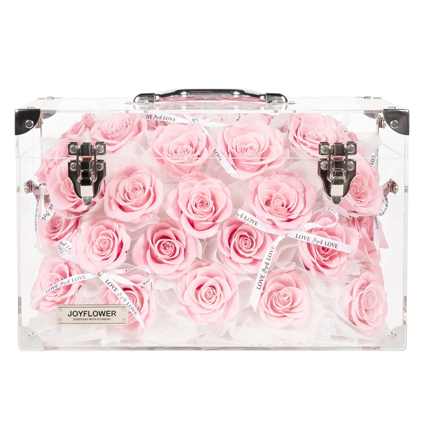 Preserved Floral Arrangement In Acrylic Box