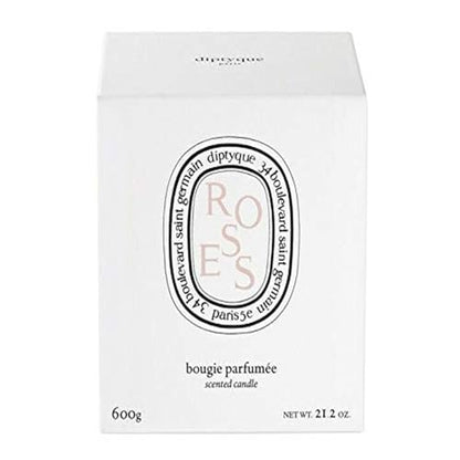 Luxury Rose Scented Porcelain Jar Candle