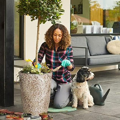 Large Round Outdoor Planter Set