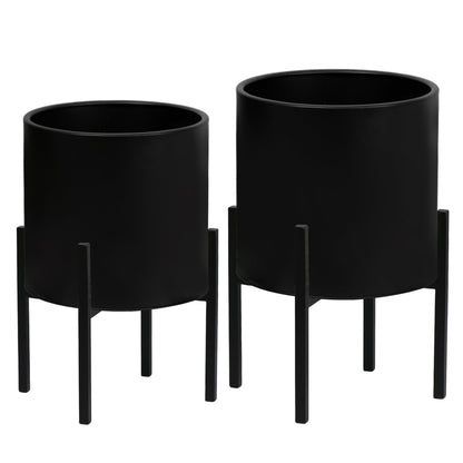 Modern Metal Planter Pots With Stand