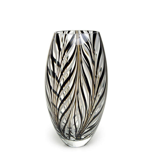 Hand Blown Murano Style Art Glass Vase