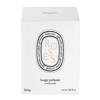 Luxury Rose Scented Porcelain Jar Candle