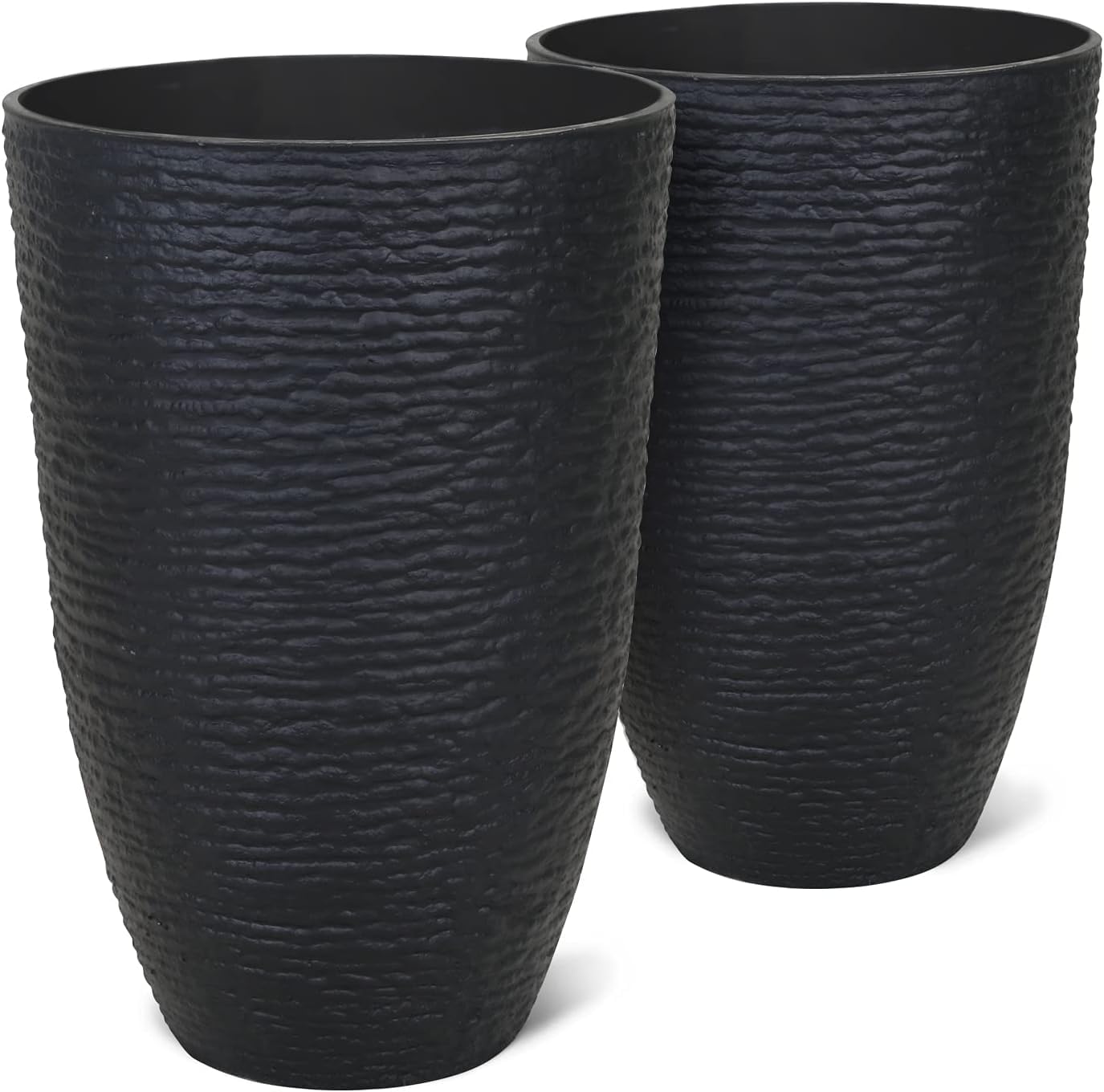 Large Round Outdoor Planter Set