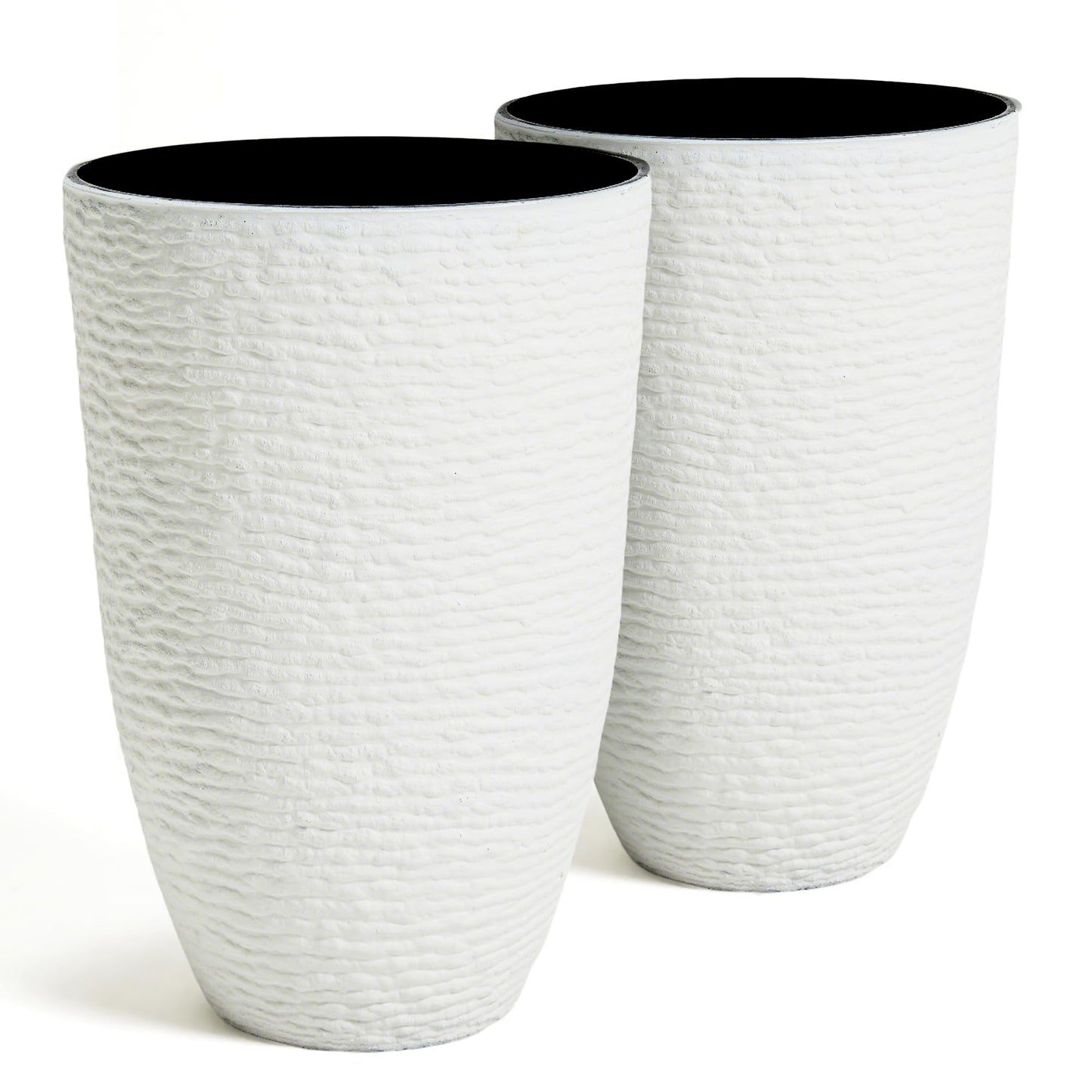 Large Round Outdoor Planter Set