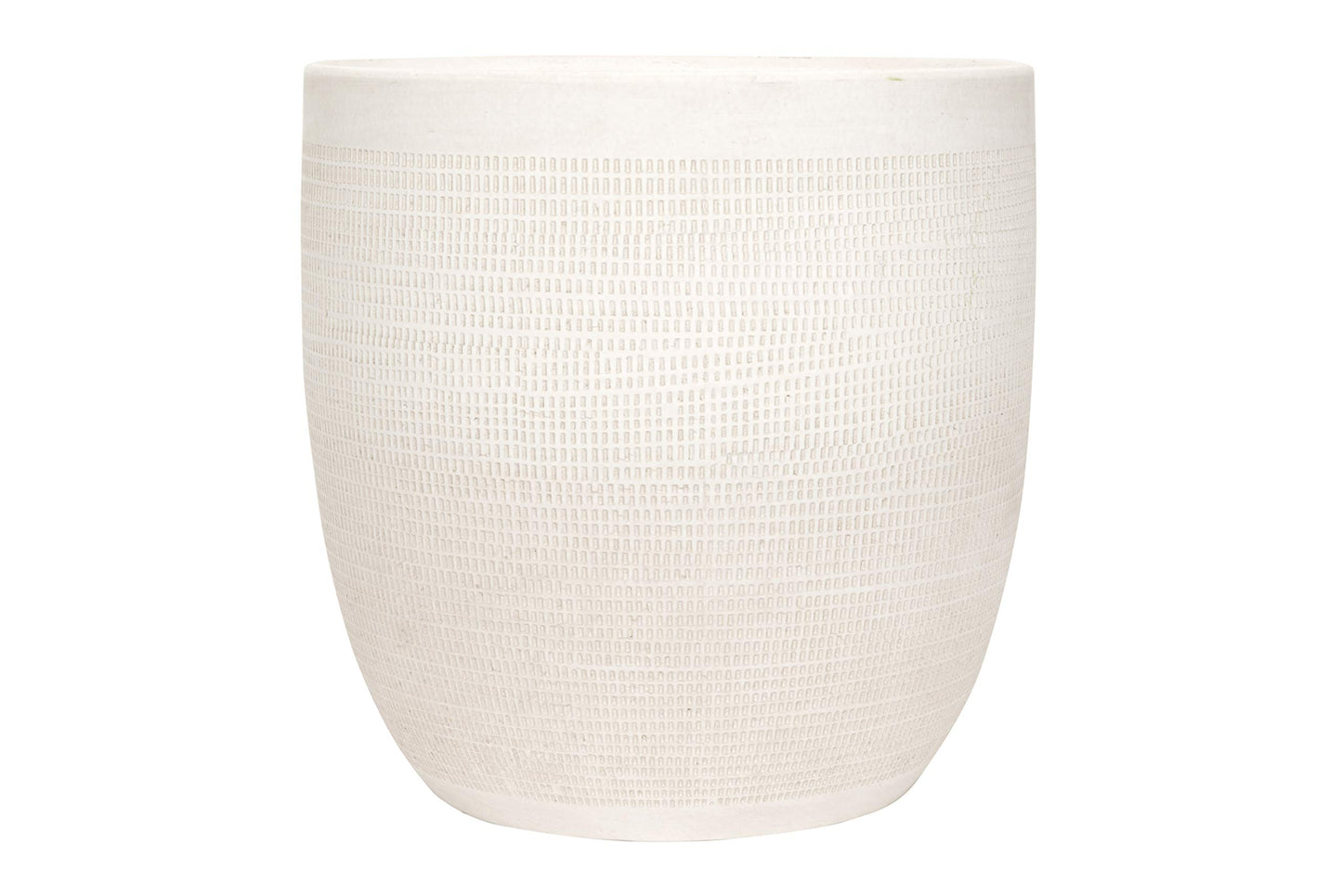 Creative Co-Op Coastal Embossed Textured Stoneware Planter