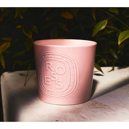 Luxury Rose Scented Porcelain Jar Candle