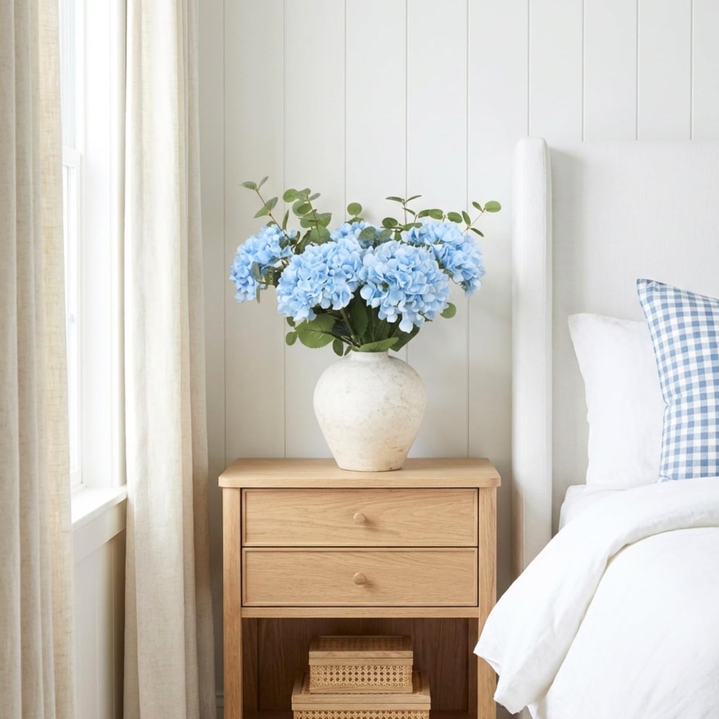 RyddeligHome Artificial Hydrangea Flowers