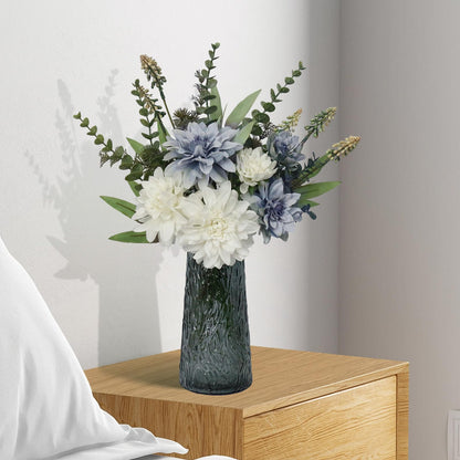 Silk Faux Flower Arrangement In Decorative Vase