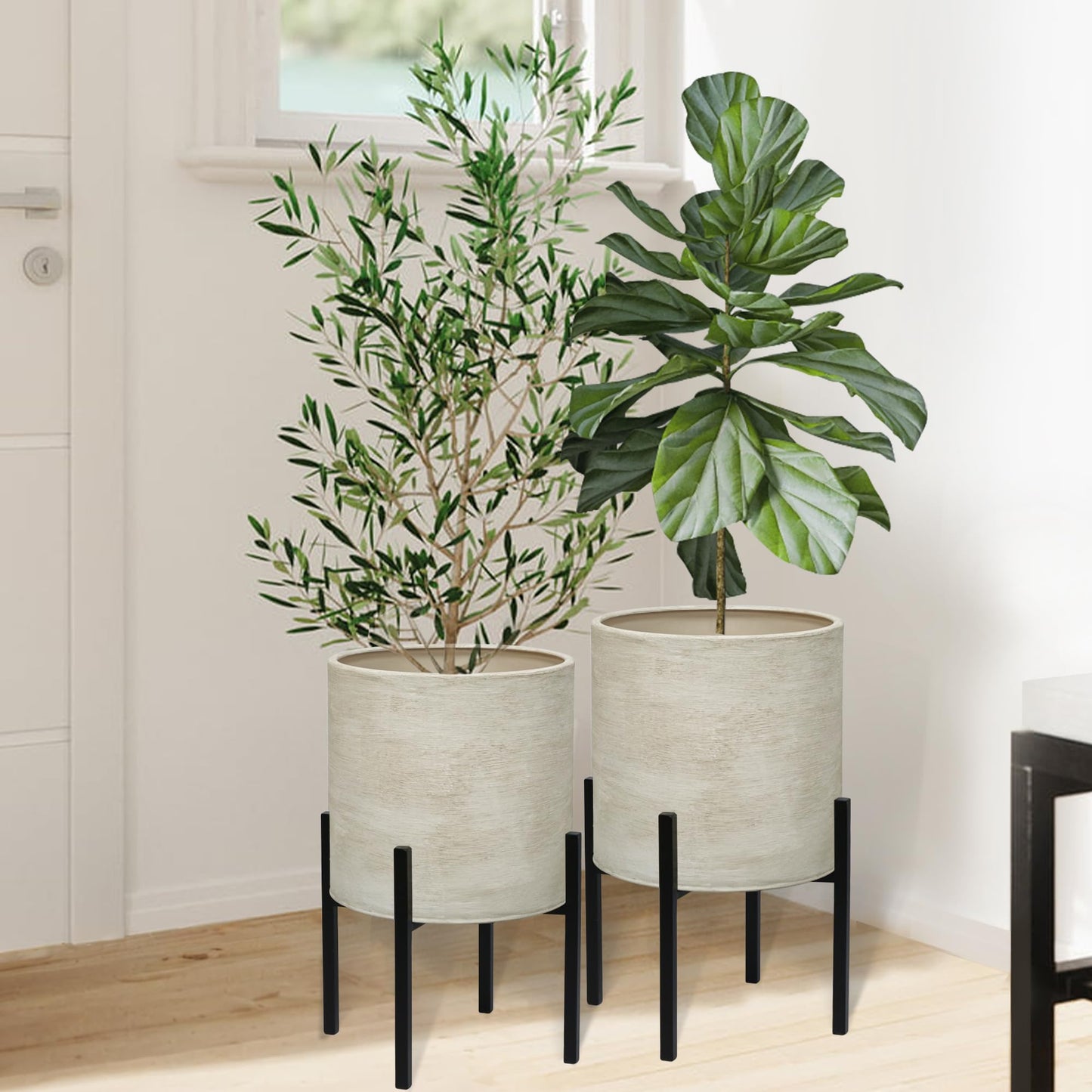 Modern Metal Planter Pots With Stand