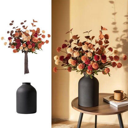 Artificial Kiku Flower Arrangement In Vase