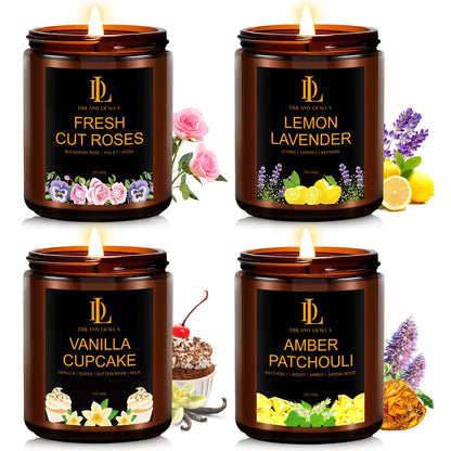 Scented Candles for Men, Soy Candles Gifts