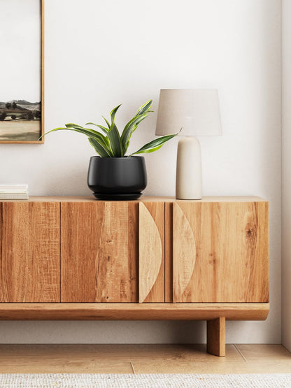Modern Ceramic Indoor Planter Set