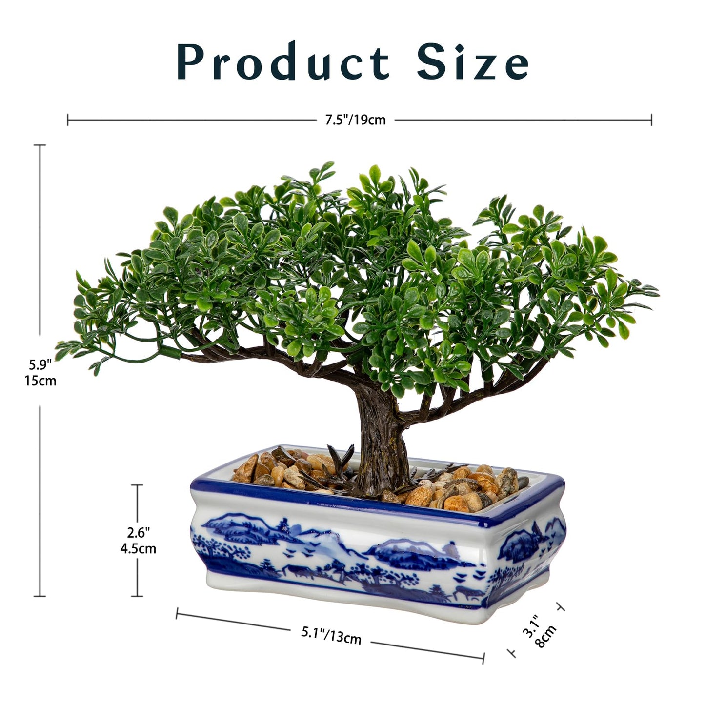 Artificial Juniper Bonsai Plant Decor
