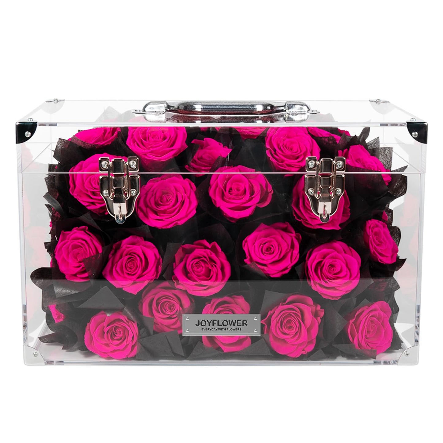 Preserved Floral Arrangement In Acrylic Box