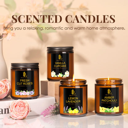 Scented Candles for Men, Soy Candles Gifts
