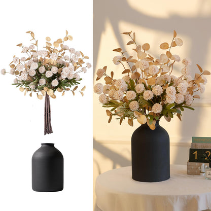 Artificial Kiku Flower Arrangement In Vase