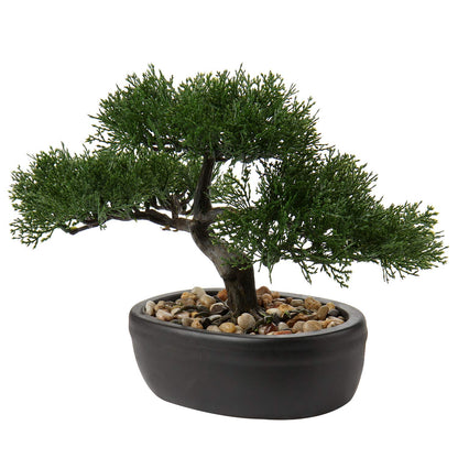 Artificial Juniper Bonsai Plant Decor