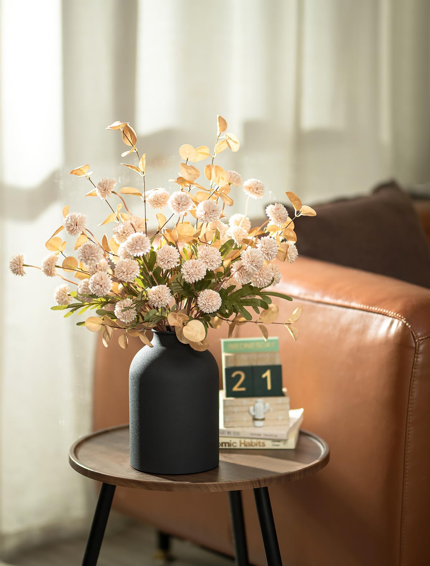 Artificial Kiku Flower Arrangement In Vase