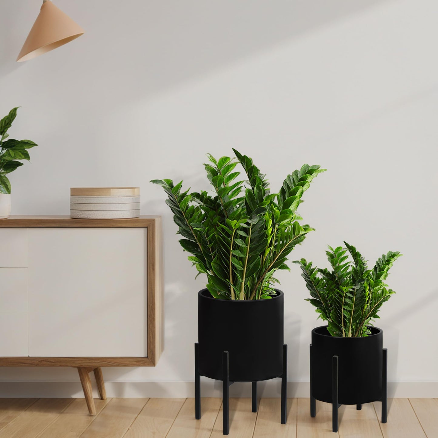 Modern Metal Planter Pots With Stand