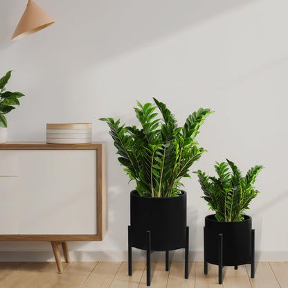 Modern Metal Planter Pots With Stand