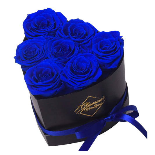 Heart Shape Preserved Rose Gift Box