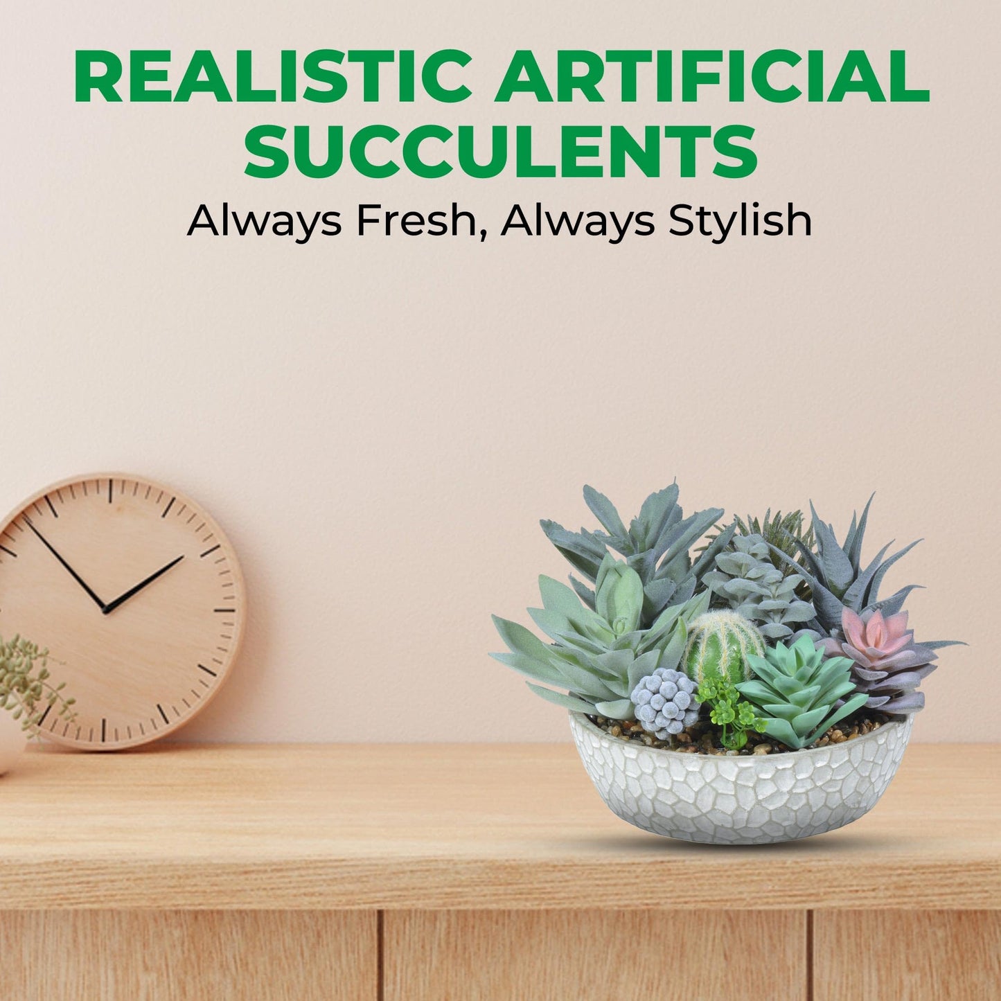 Premium Artificial Succulent Plant Collection