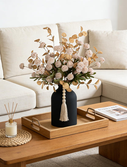Artificial Kiku Flower Arrangement In Vase