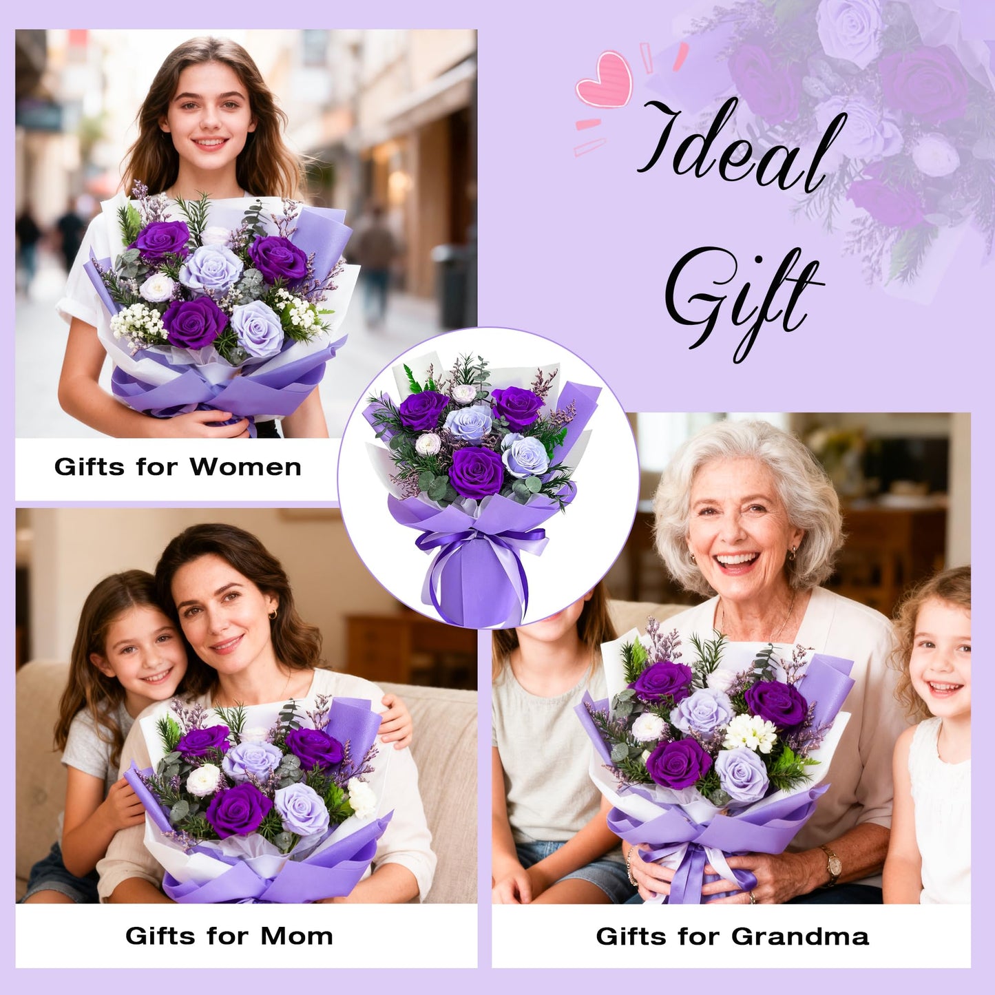 Preserved Floral Bouquet Gift Arrangement