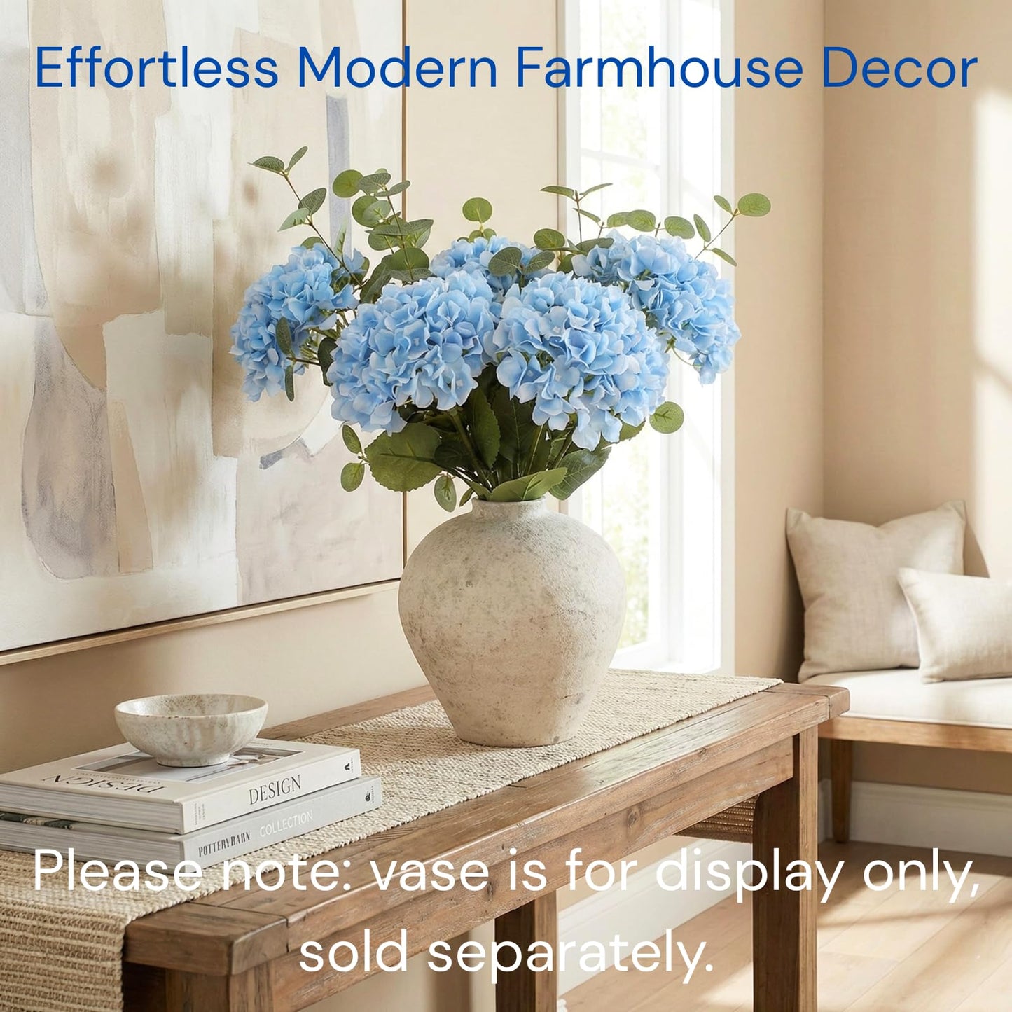 RyddeligHome Artificial Hydrangea Flowers