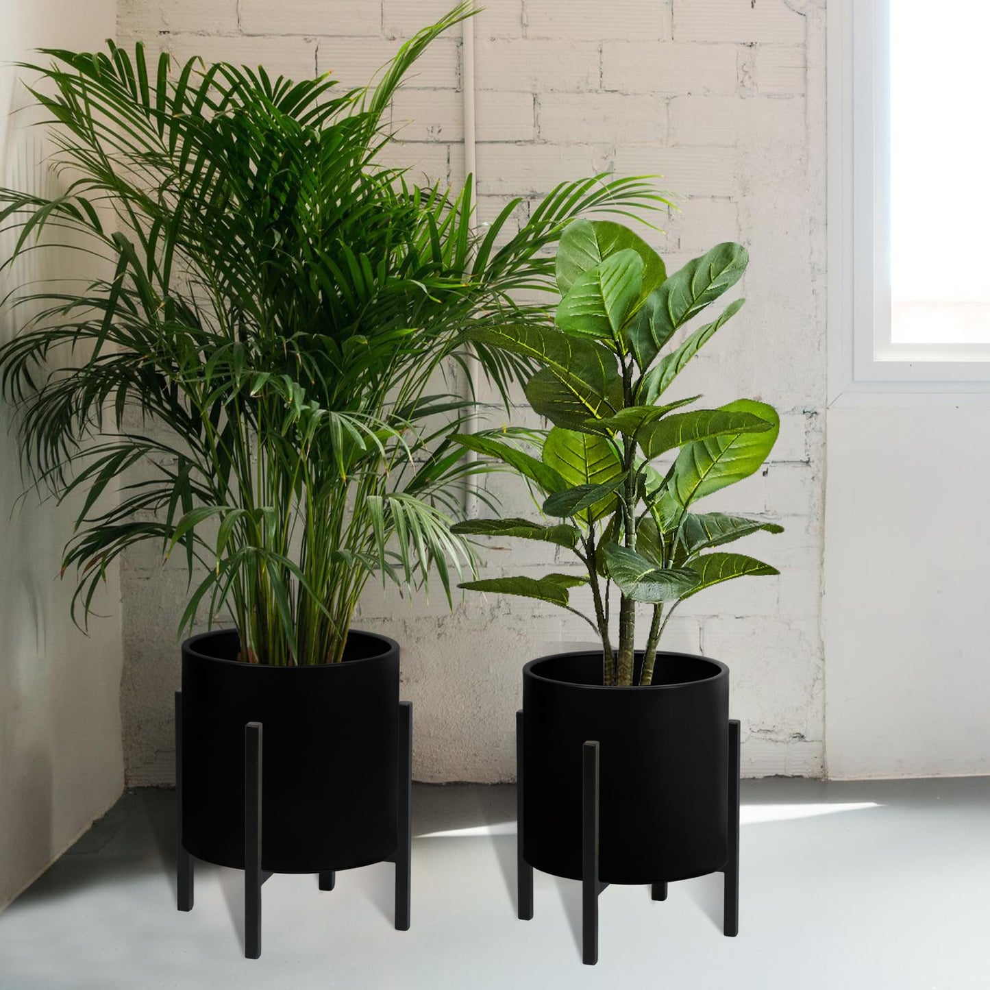 Modern Metal Planter Pots With Stand