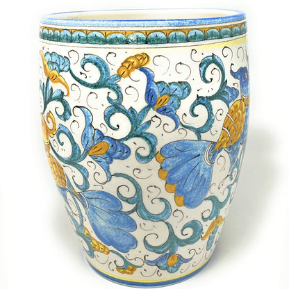 Italian Hand Painted Ceramic Planter Pot