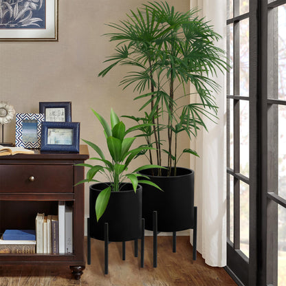 Modern Metal Planter Pots With Stand