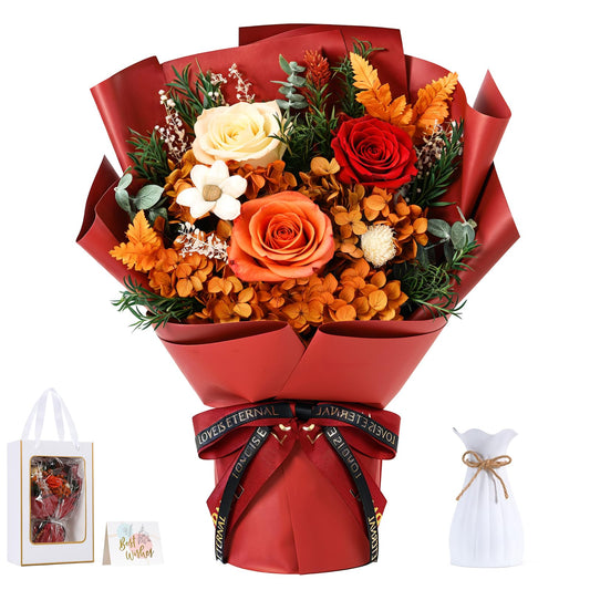 Preserved Forever Flower Bouquet Gift Box