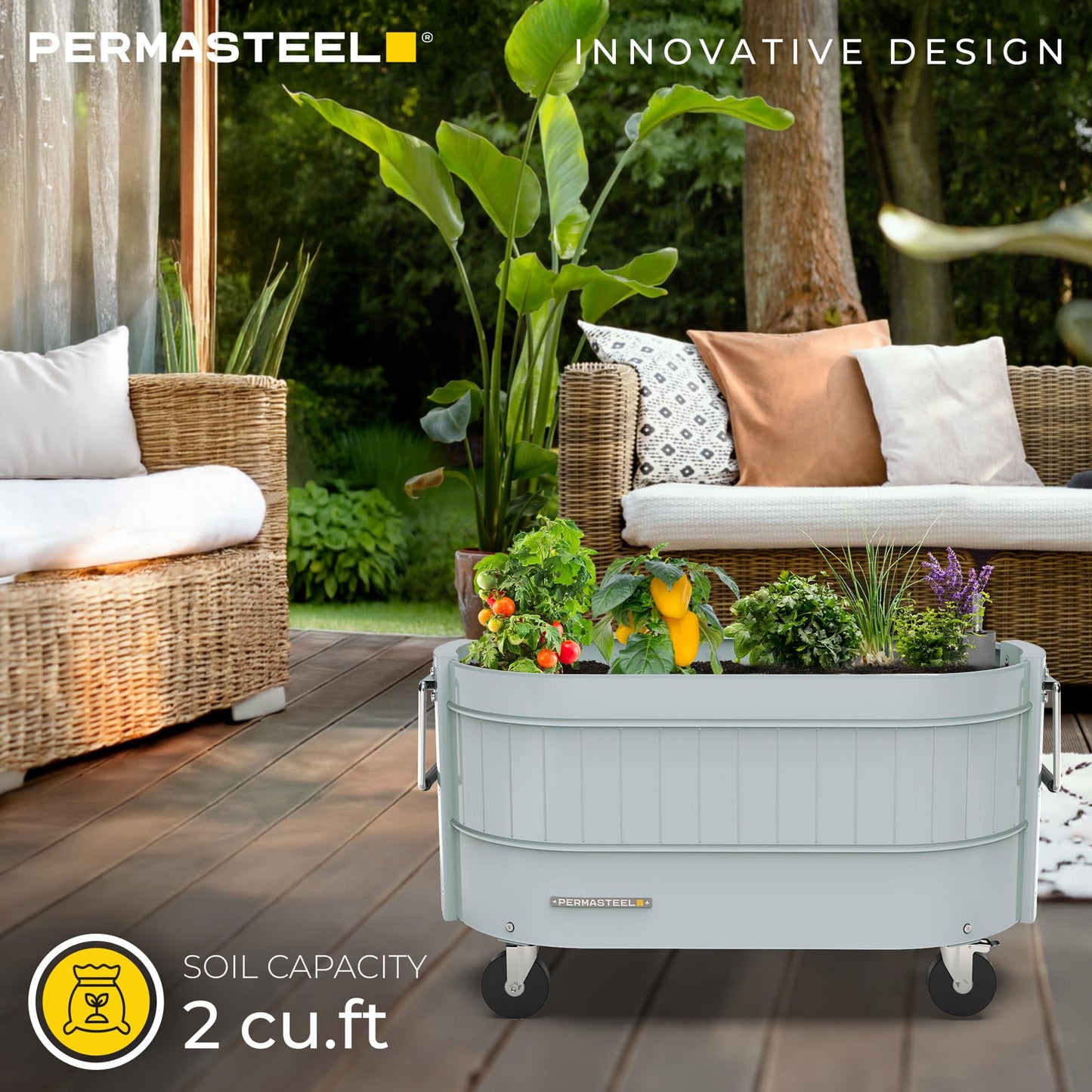 Outdoor Elevated Garden Bed Planter