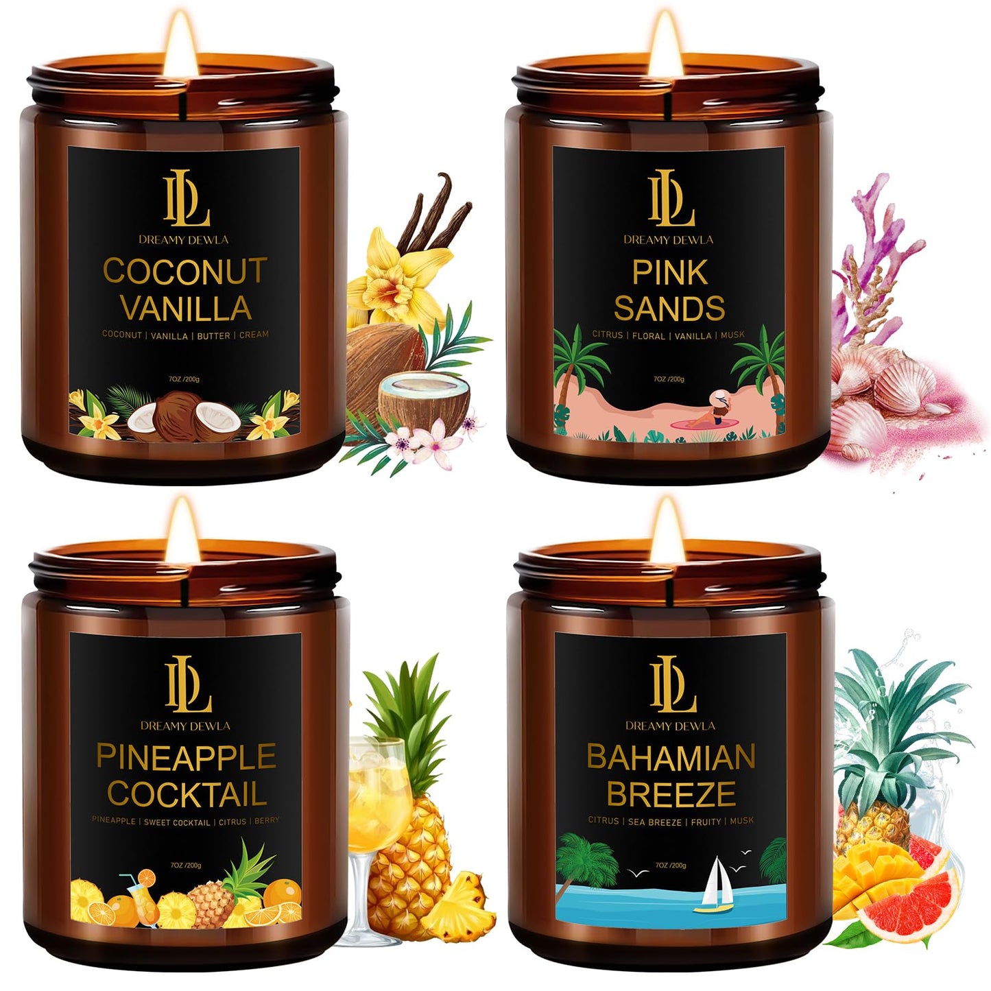 Scented Candles for Men, Soy Candles Gifts