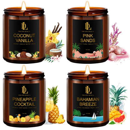 Scented Candles for Men, Soy Candles Gifts