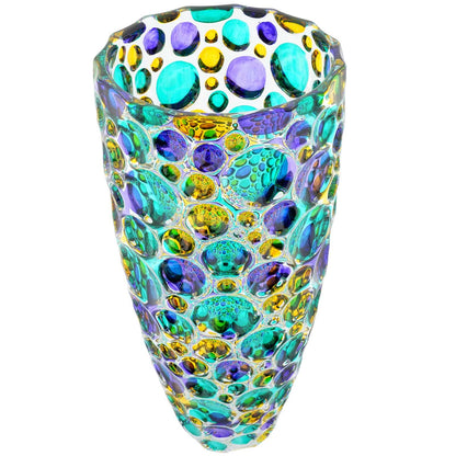 Murano Crystal Bouquet Centerpiece Vase