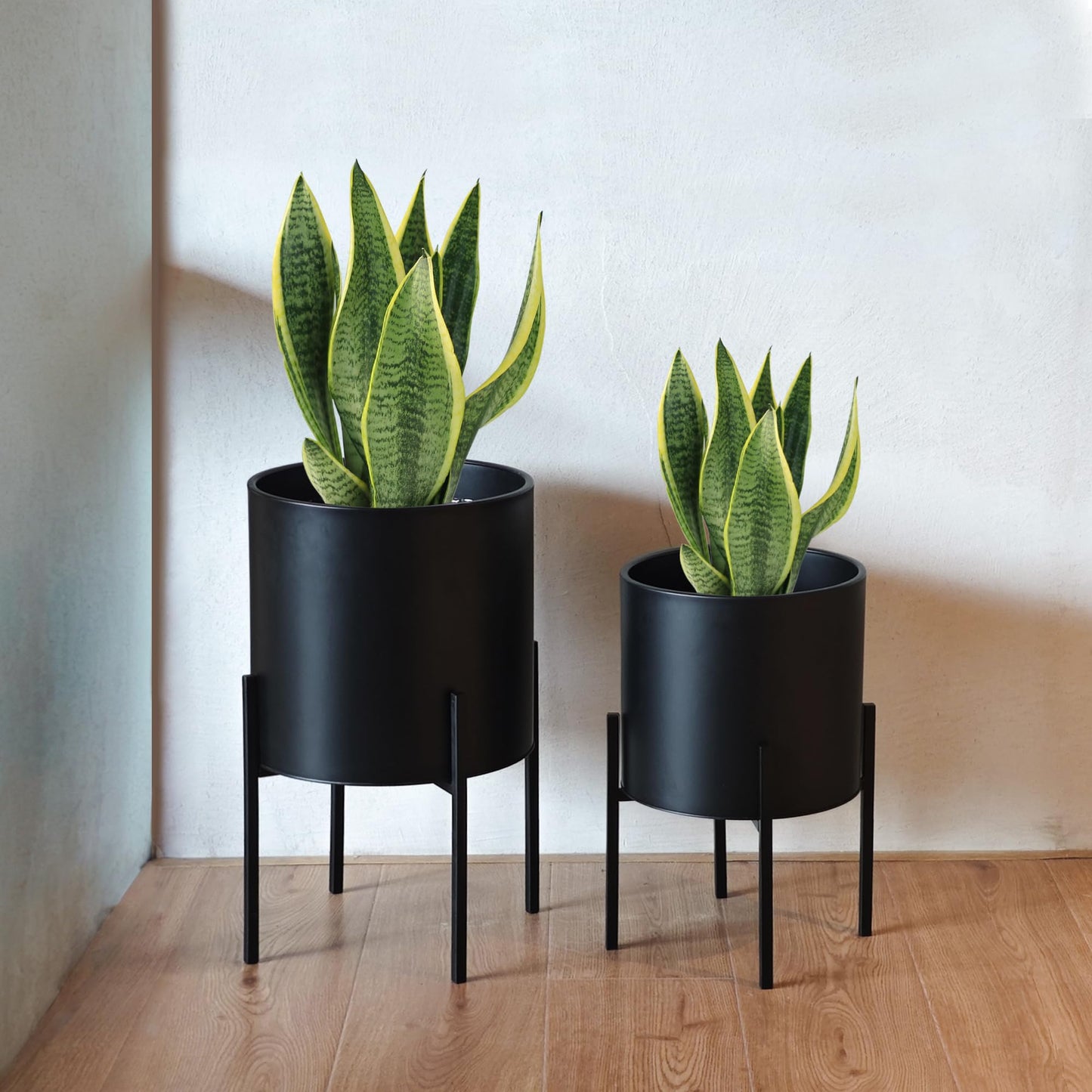 Modern Metal Planter Pots With Stand