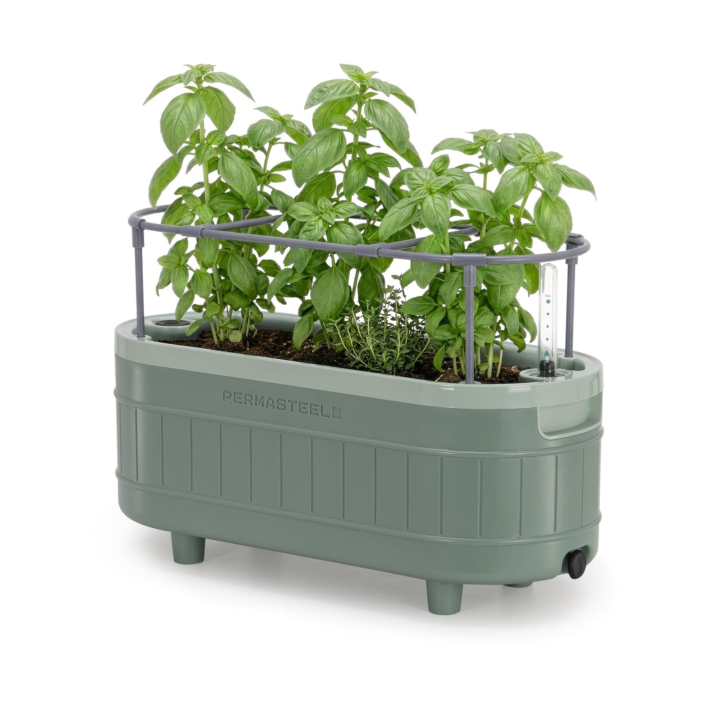 Self Watering Herb Garden Planter With Trellis