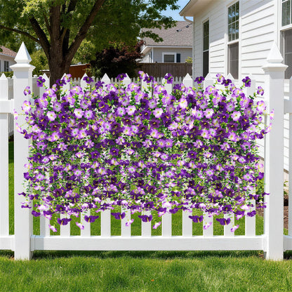 Artificial Hanging Morning Glory Vine Set